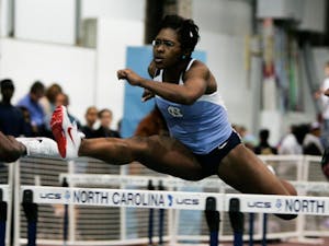 All-ACC  Vanneisha Ivy owns the second-fastest 60-meter hurdle time in UNC history. DTH file/Phong Dinh