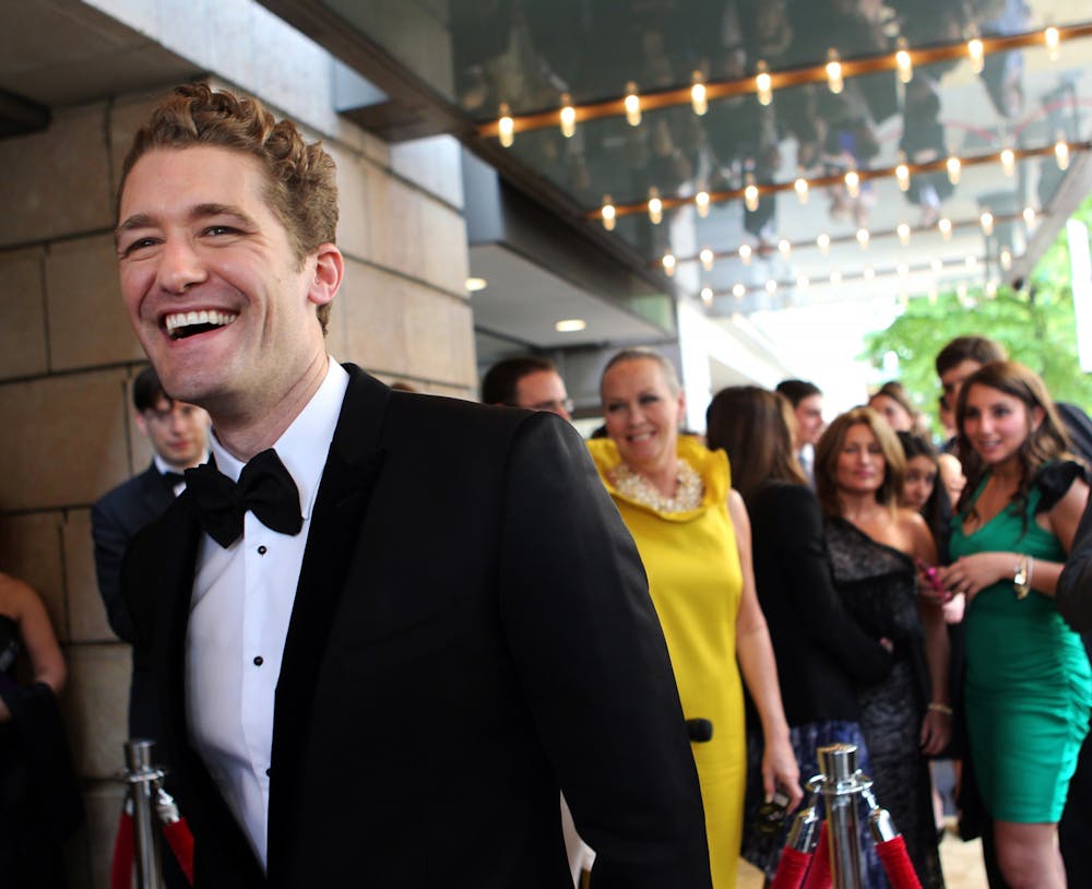 Matthew Morrison of the television show "Glee" arrives at the Goodman Theatre Gala in Chicago, Illinois, on May 21, 2011. Photo courtesy of Chris Sweda/Chicago Tribune/MCT