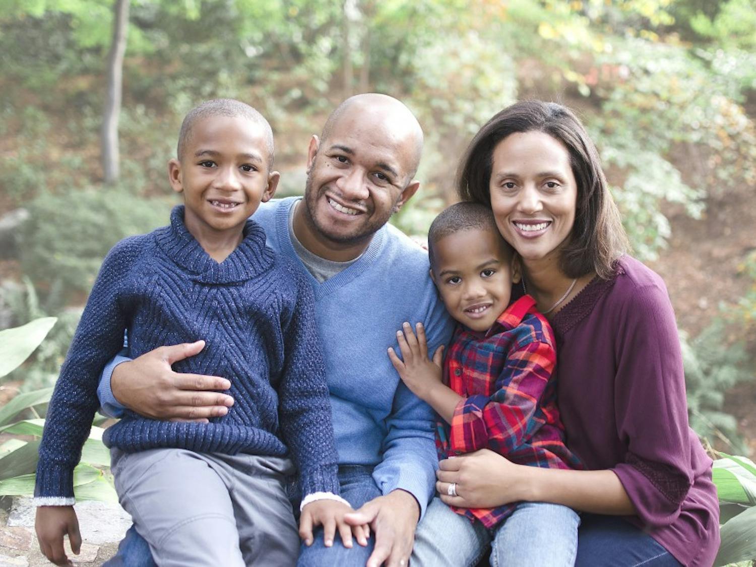 Sydney Batch pictured with her husband,&nbsp;J. Patrick Williams, and their two sons. Batch is a Chapel Hill High School graduate who recently won a seat in the North Carolina General Assembly, where she is representing&nbsp;District 37 in the N.C. House.&nbsp;Photo courtesy of Sydney Batch. Photo by Patricia Mitter.&nbsp;