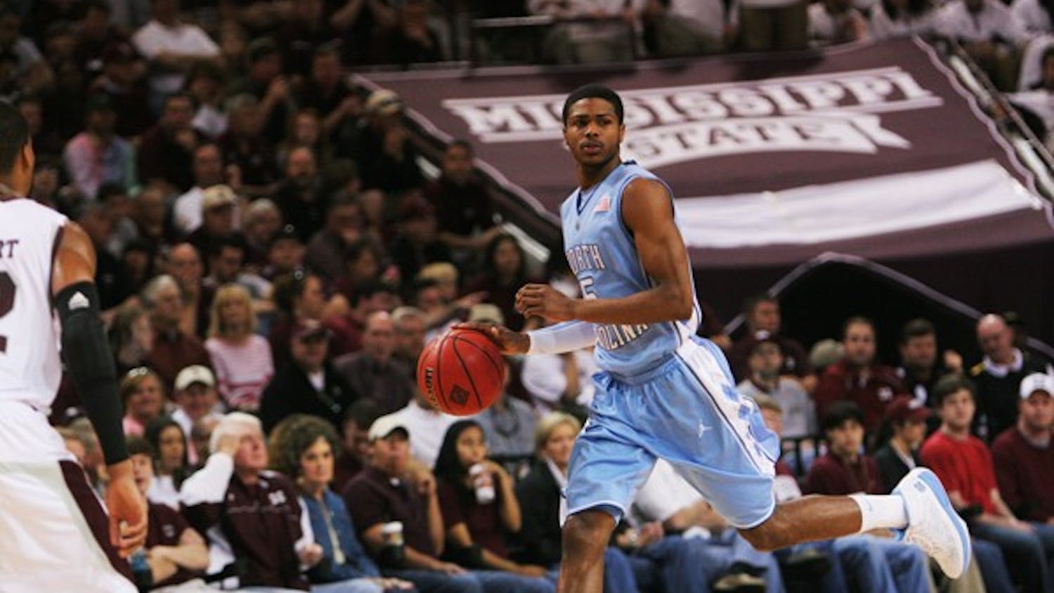 Freshman Dexter Strickland scored eight points and two assists off the bench for North Carolina. DTH/Jordan lawrence