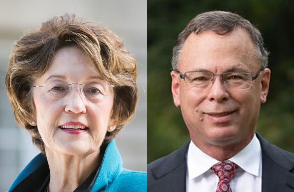 <p>Incumbent Democrat Elaine Marshall (left) and Republican E.C. Sykes (right) are the candidates for N.C. &nbsp;Secretary of State. Photos courtesy of Marshall and Sykes.</p>
