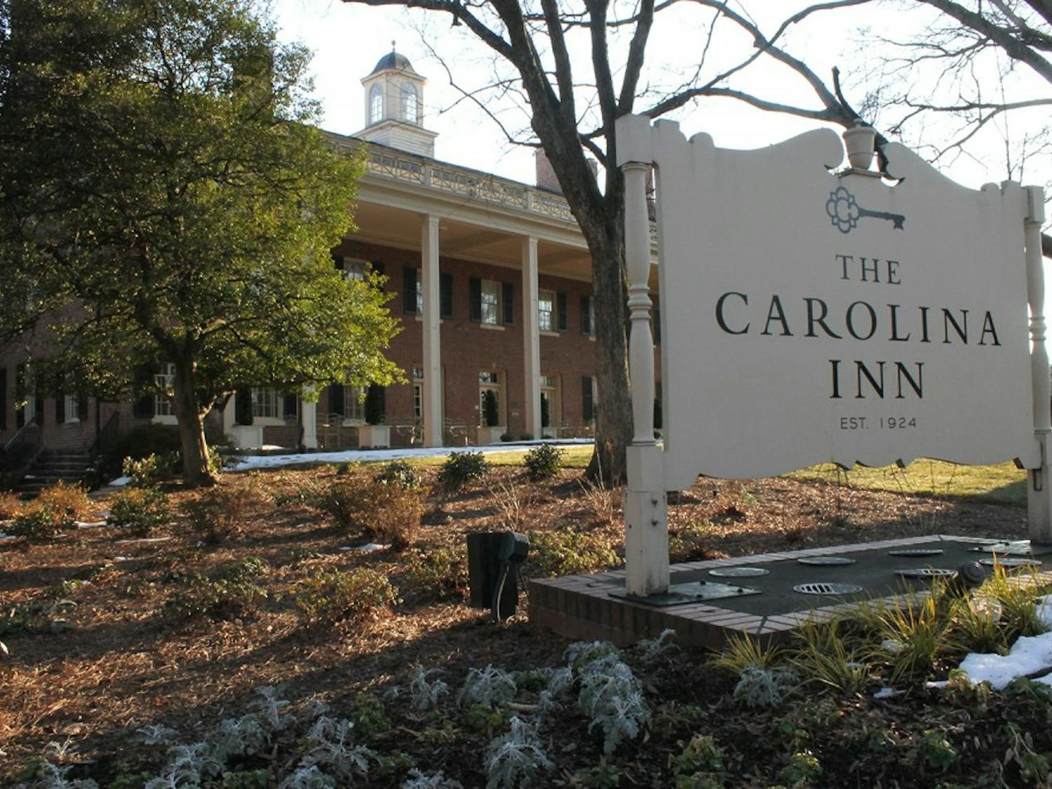 Popular hotels in the Chapel Hill area like the Carolina Inn and Franklin Hotel are booked to capacity for the rescheduled UNC vs Carolina basketball game on Thursday, February 20, 2014. Ticket holders face long wait lists and hotel referrals.