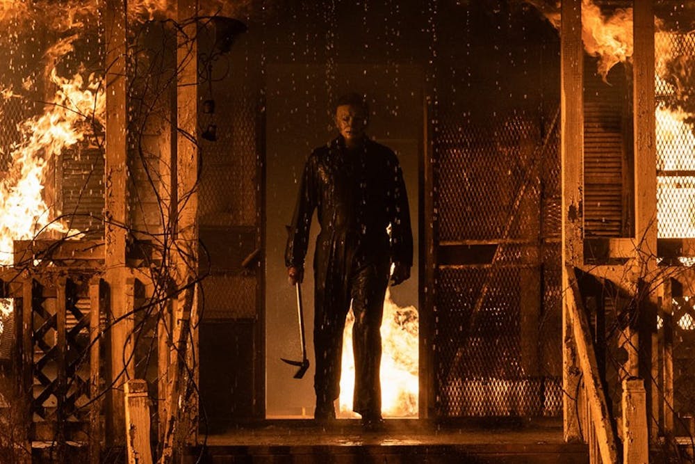 Michael Myers returns in the movie Halloween Kills. Photo courtesy of Universal Pictures/TNS.