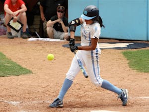 Junior pitcher Danielle Spaulding homered and pitched six-plus strong innings" but it wasn?t enough to stave off elimination against Georgia.