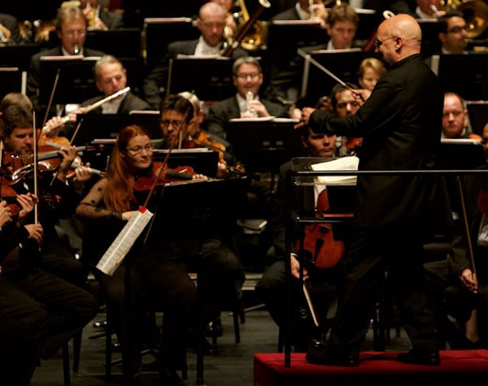 The Bruckner Orchestra Linz performs Symphonic Dances from West Side Story in Memorial Hall. DTH/Elizabeth Ladzinski