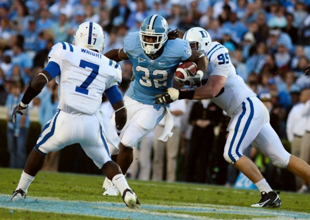 Junior running back Ryan Houston ran for a career-high 164 yards in UNC’s last game. DTH File/Phong Dinh