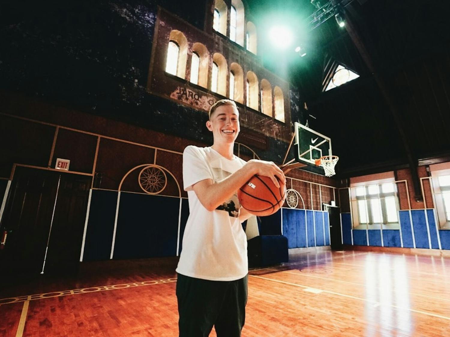 Senior Matthew Fedder worked for Nike as a brand intern in Chicago during the summer of 2018. The training center shown was converted from a church.