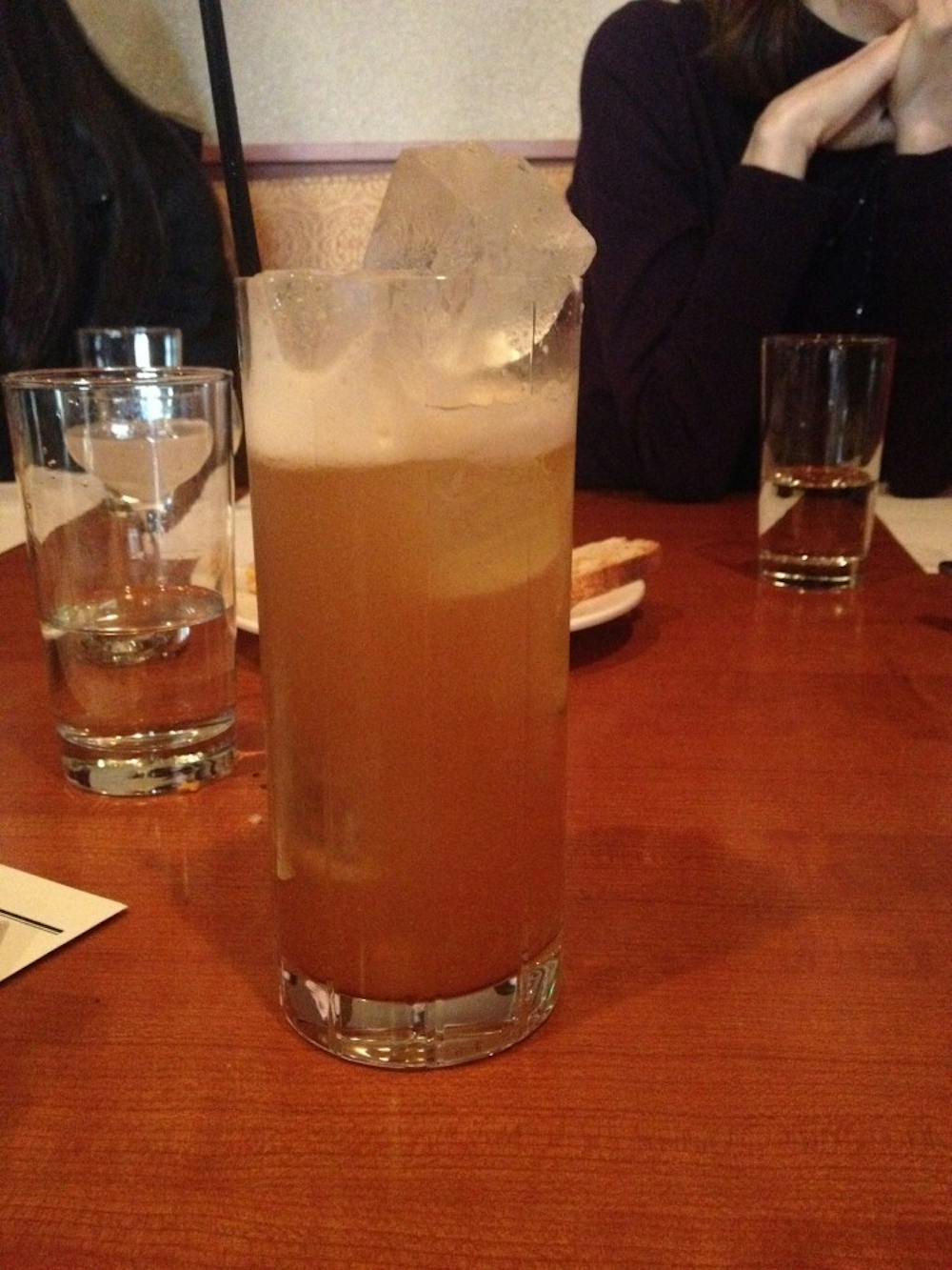 	<p>At Alley 26, a fine drinking establishment in Durham, patrons can enjoy cocktails — and mocktails — of all kinds. This is a mocktail served on a Taste Carolina food tour. </p>