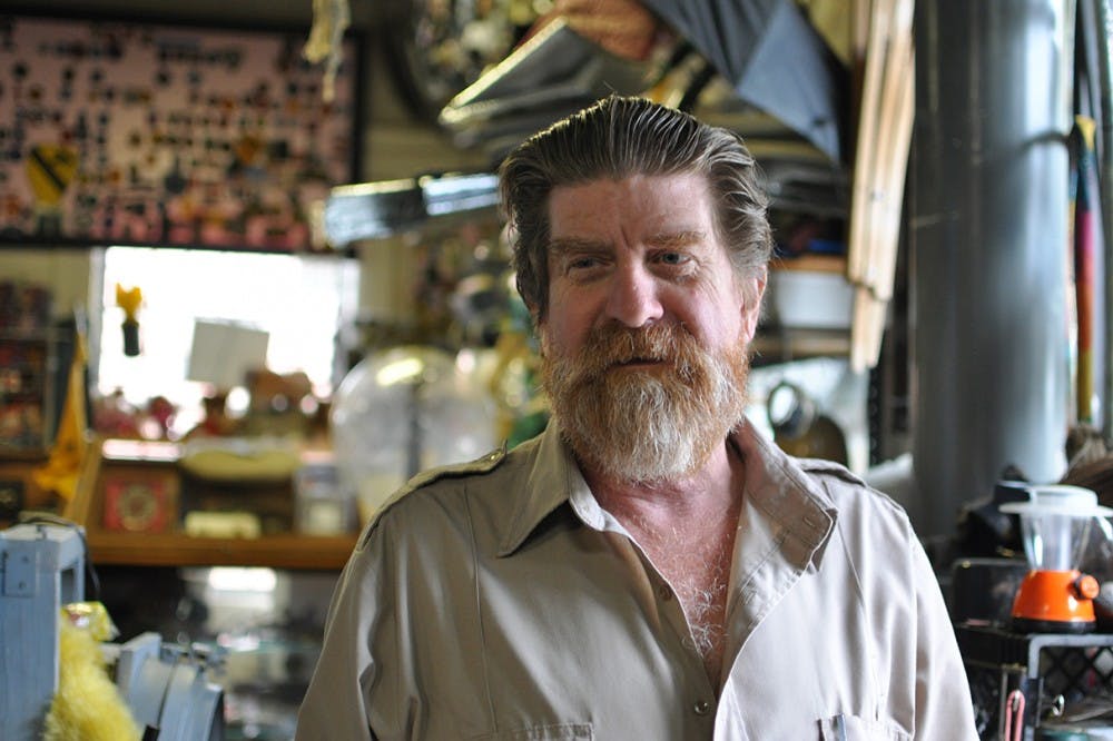 Sid Kieth, owner of Surplus Sid's in Carrboro, returned to Carrboro 26 years ago after graduating from UNC in the mid 1970s. A former history and political science major, Kieth says, "I took a cue from Napoleon - I crowned myself king of Carrboro."