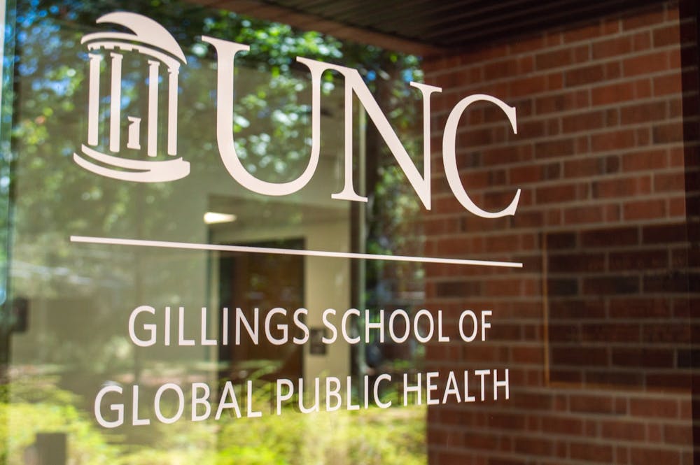 UNC Gillings School of Public Health is pictured on Sept. 23, 2022.