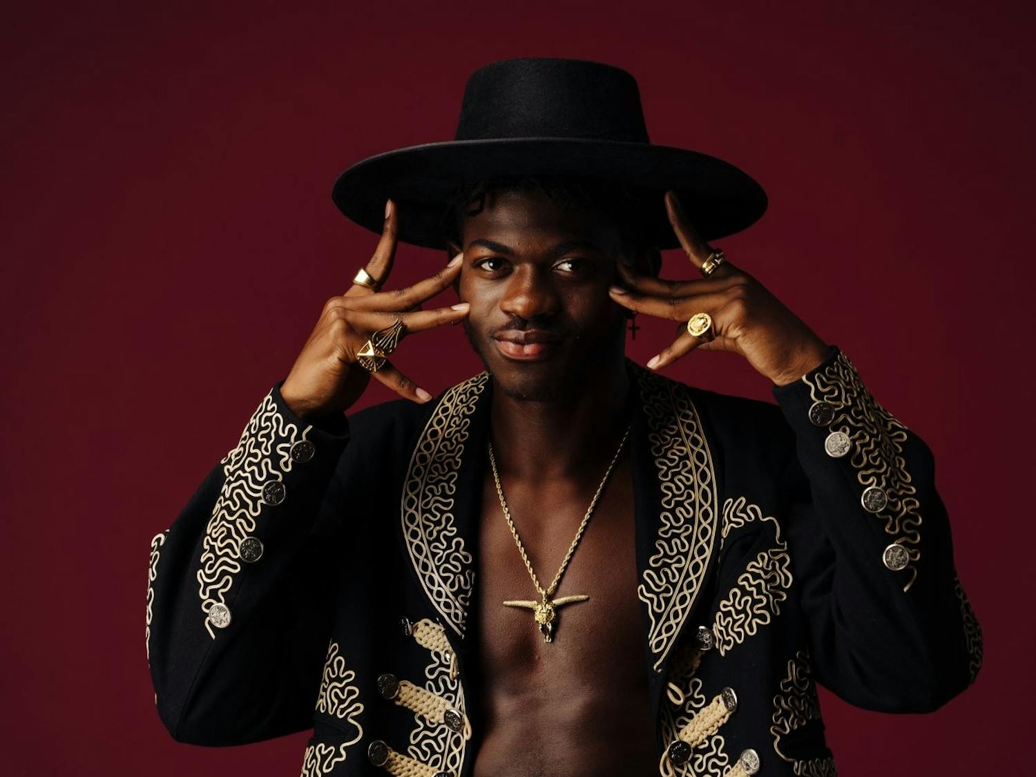 Lil Nas X poses for a portrait at Cactus Cube Studio on Thursday, Dec. 5, 2019 in West Hollywood, Calif. Photo courtesy of Kent Nishimura.