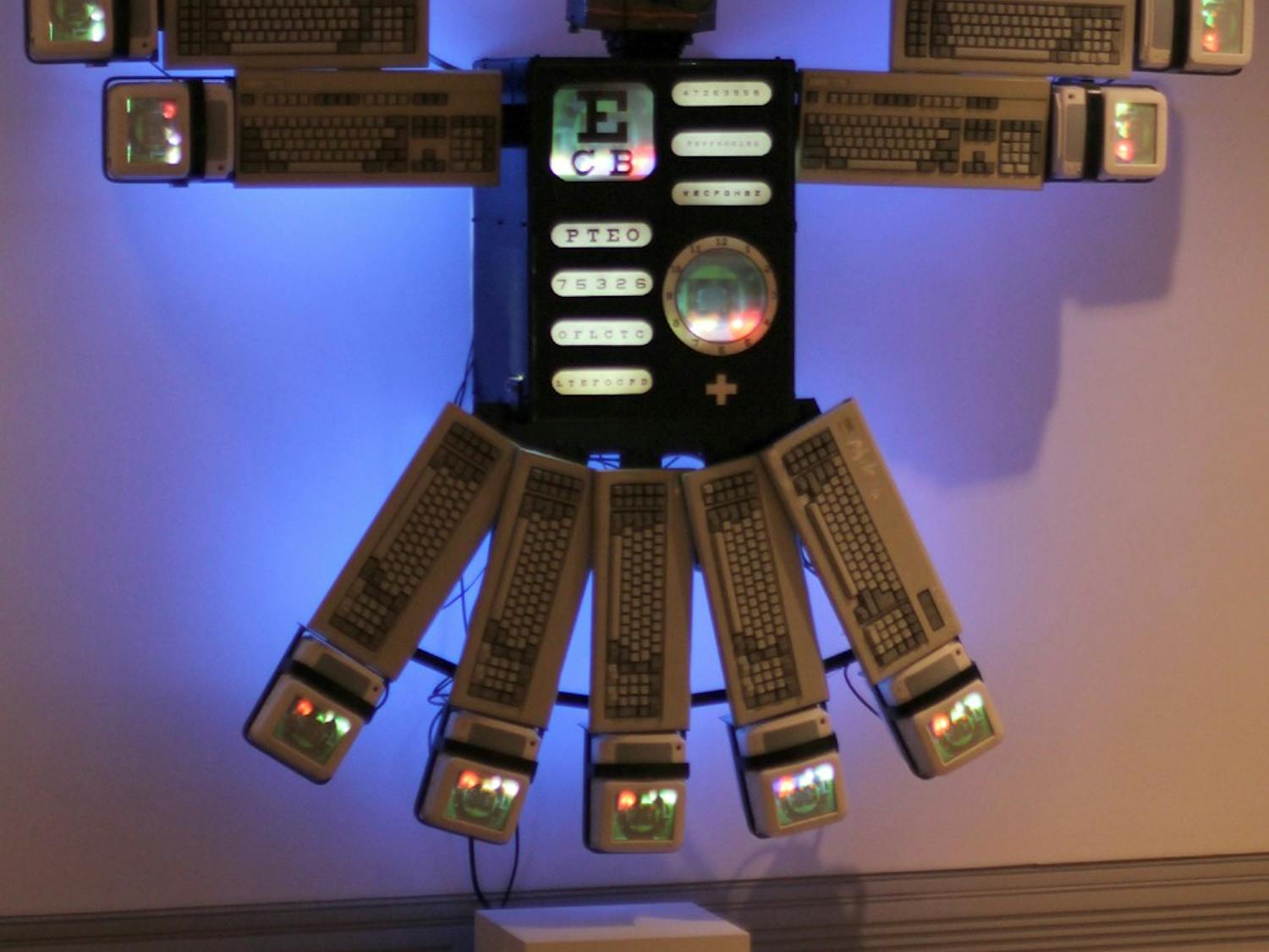 South Korean artist Nam June Paik’s piece “Eagle Eye” (pictured) is part of a show displayed in the Ackland for Geography 650.
