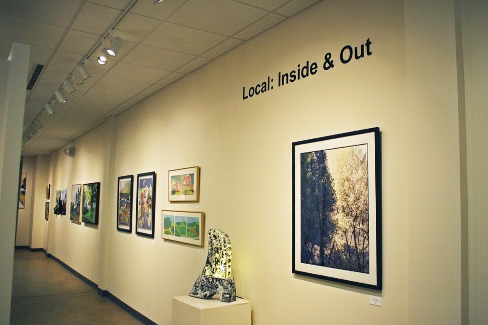 Frank Art Gallery, located on East Franklin St., has a new exhibit called "Local: Inside and Out." This exhibit is a collection of art that shows artists' view of North Carolina and what makes home so special. 