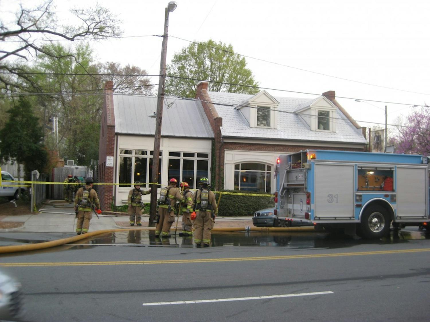 The Chapel Hill Fire Department responded to a kitchen fire at 411 West. Courtesy of David Enarson
