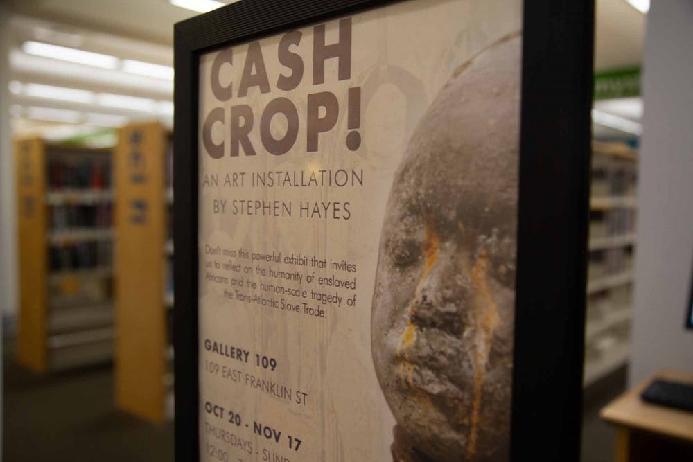 <p>The "Cash Crop!" exhibit at 109 E. Franklin Street opened Oct. 20, 2019 and it will close on Nov. 18, 2019.</p>