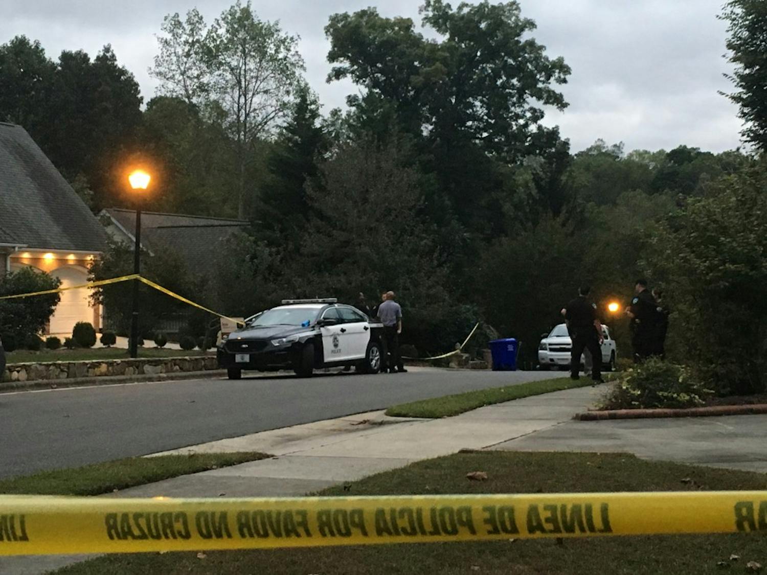 Chapel Hill Police officers are on the scene of a death at Deming Rd. 