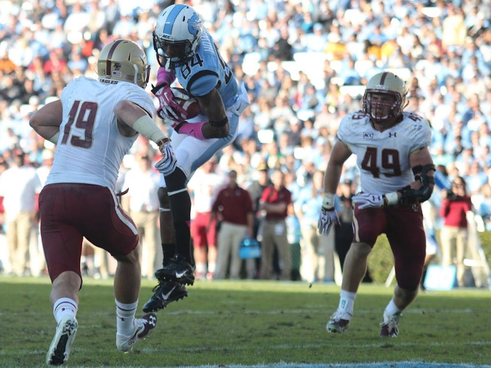 UNC played Boston College on October 26th.