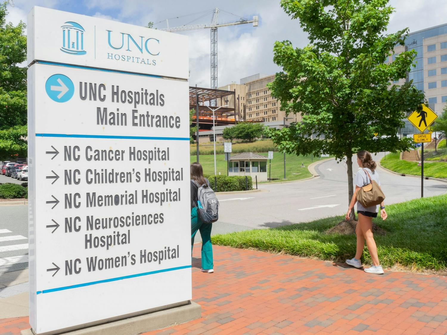 UNC Hospitals pictured on  Monday, August 16th, 2021.
