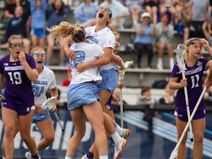 After trailing 12-4 with 5:26 to go in the third quarter, the UNC women's lacrosse team went on an 11-2 run over Northwestern in the semifinal game of the NCAA Tournament to win 15-14 and secure a spot in Sunday's championship final.