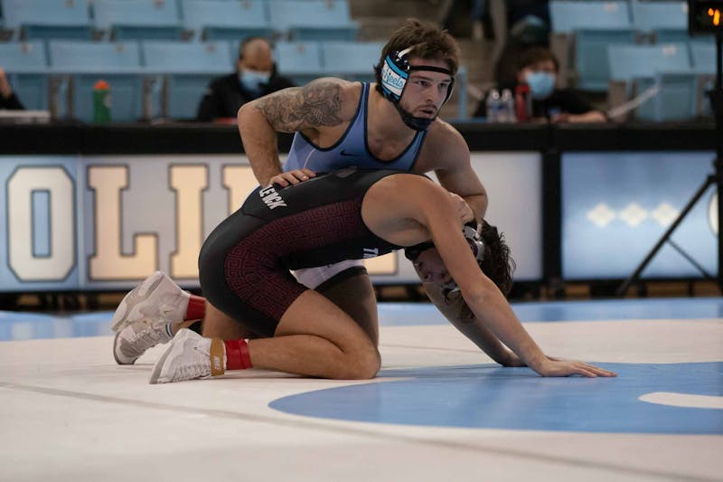 Former UNC wrestlers Chasen Blair, Andre Petroski chase mixed martial arts dreams
