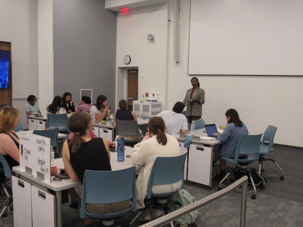 <p>The Affirmative Action Coalition hosted the Diversity at Carolina event on Saturday, April 15 in Carroll Hall. Photo courtesy of Joy Jiang.</p>