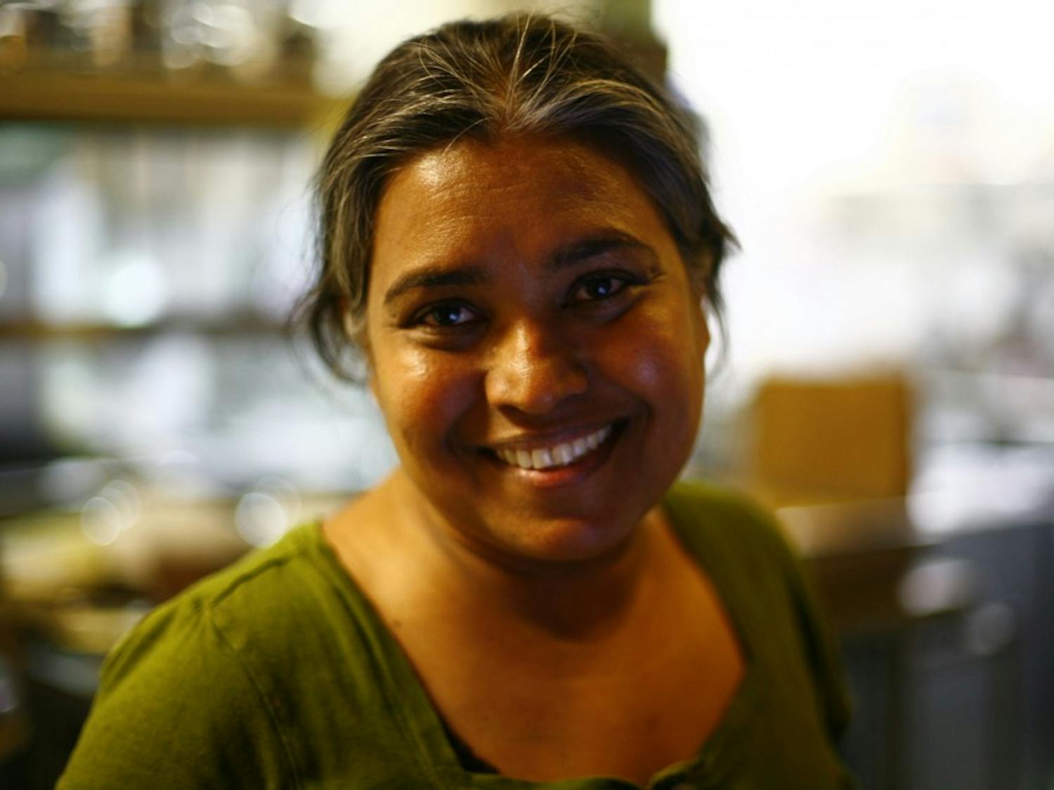 	Vimala Rajendran, owner of Vimala’s Curryblossom Café, is a sexual assault survivor and speaks out against violence against women.