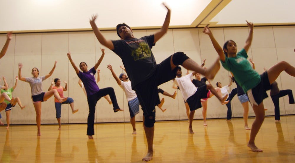 Led by Bhangra Elite captains Ameer Ghodke, a junior chemistry major, and Rashi Kabra, a junior biology major, Bhangra Boot Camp consists of five sessions that teach traditional Indian dance moves. The cardio exercise class is at the Student Recreation Center on Sunday evenings.