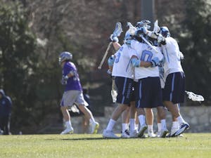 The UNC men's lacrosse team defeated Furman 14 to 6 on Saturday afternoon at Fetzer Field.  