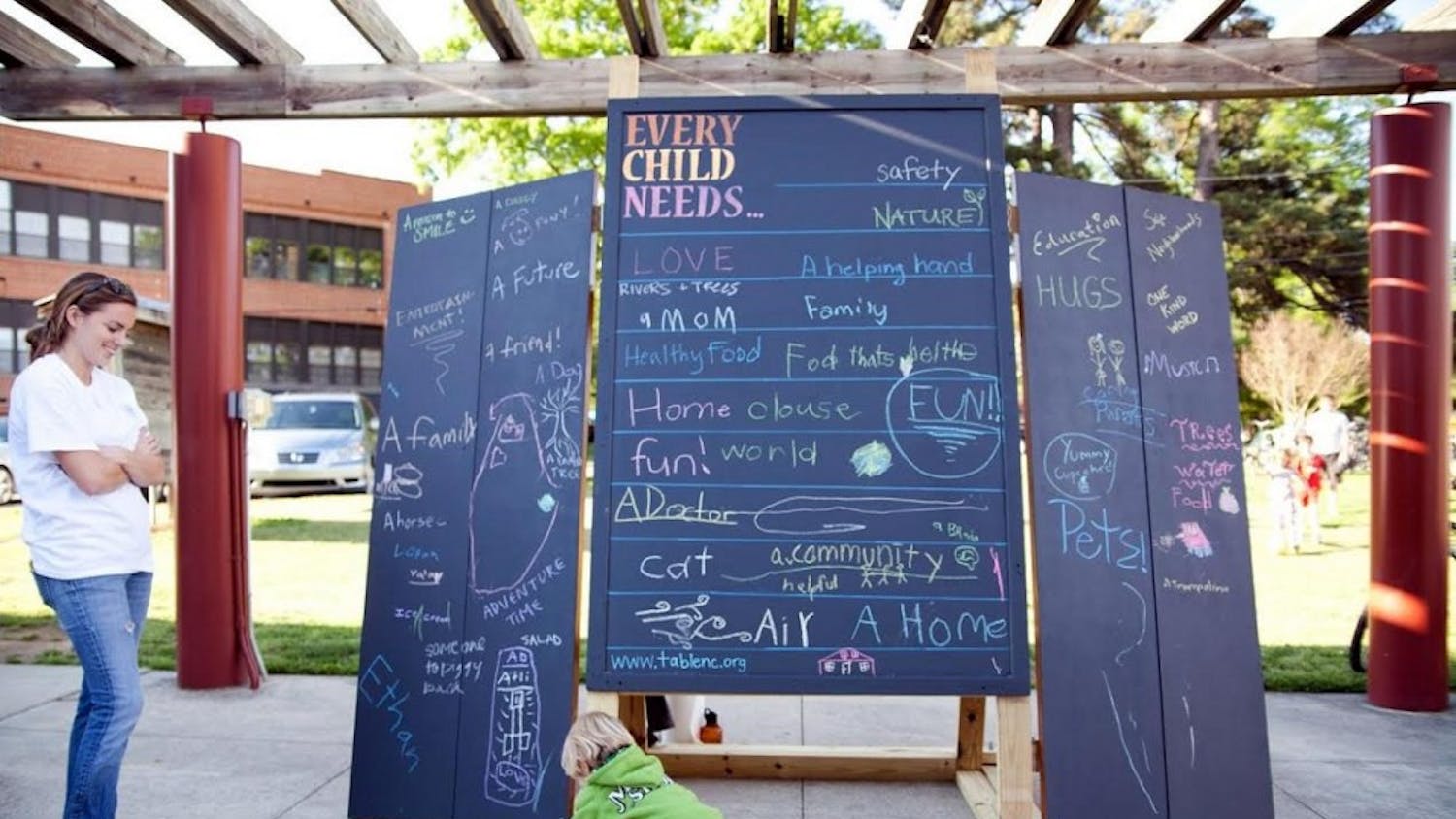 TABLE is a local nonprofit that focuses on providing healthy food and snacks for children in insecure food situations in the Chapel Hill/ Carrboro area. Photo Courtesy of Rachel Eve Horowitz.