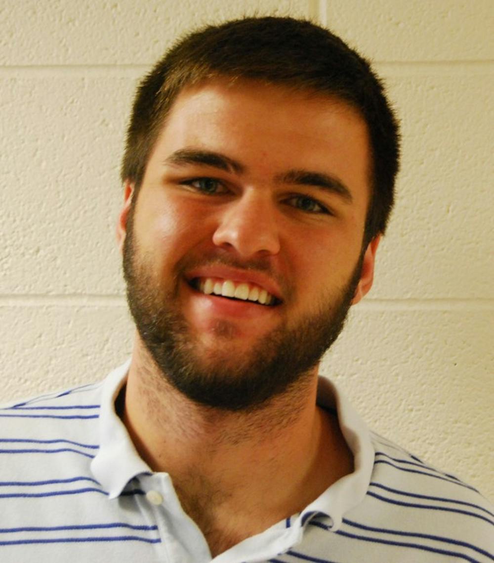 Senior business major Grant Miller is participating in No Shave November, a national event where people avoid shaving for a month.