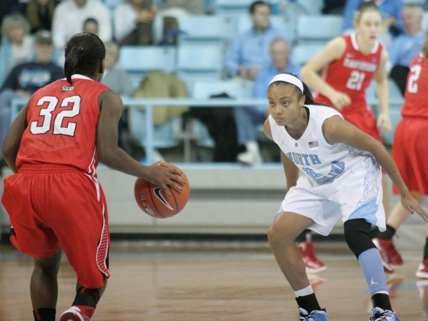 	The UNC women&#8217;s basketball team defeated Davidson on Friday night, 70 to 59. 