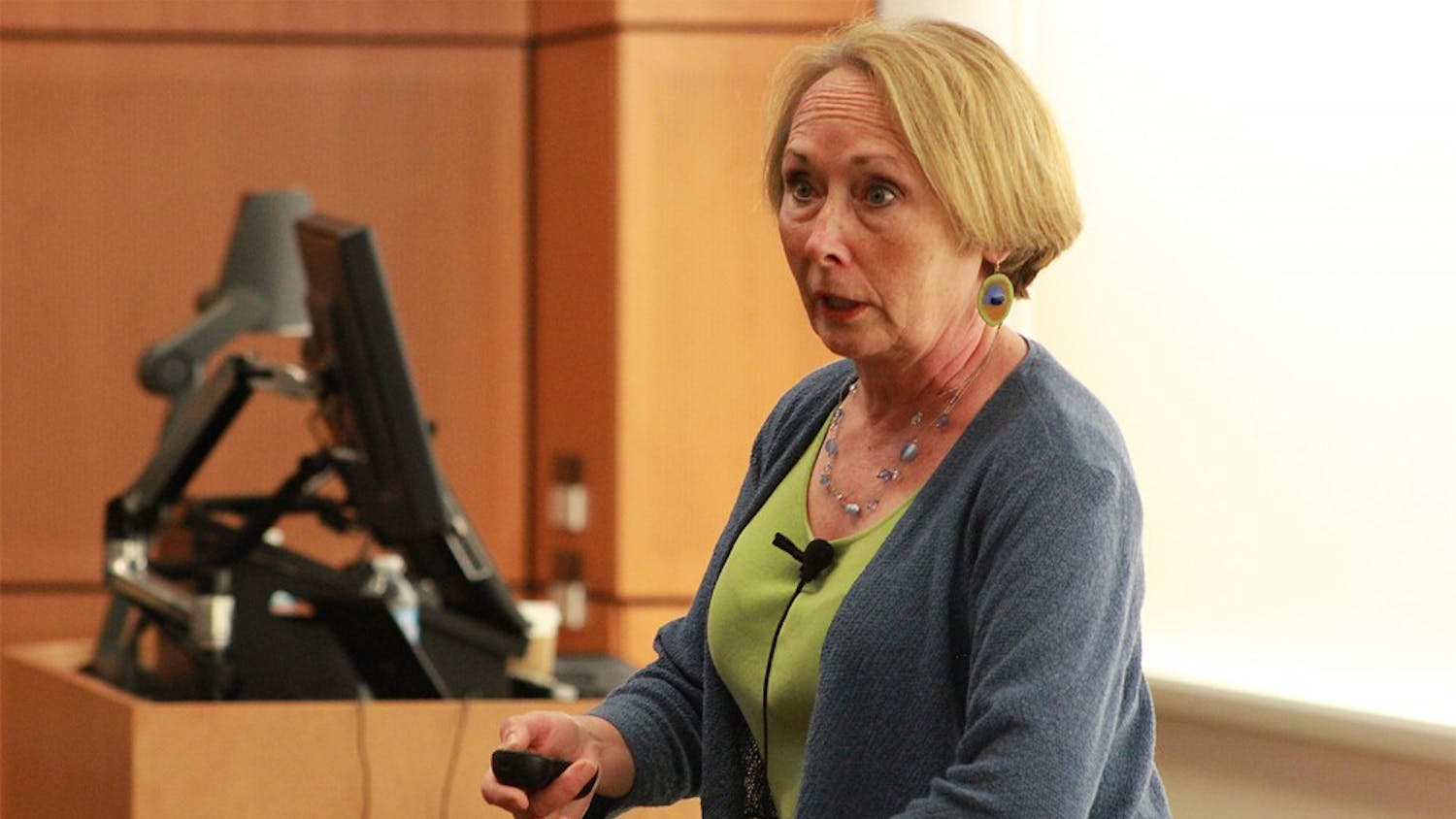 Dr. Valerie Young gave a talk thursday evening in Koury Oral Health Sciences Building on Imposter Syndrome. On encouraging students to break out of their personal imposter experience, Dr. Young said "Everyone loses when bright people play small."