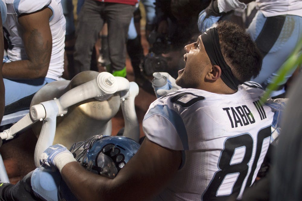 For the first time in three years, the Tar Heels defeated the Duke Blue Devils and will bring the Victory Bell back to Chapel Hill — painted a lighter shade of blue.