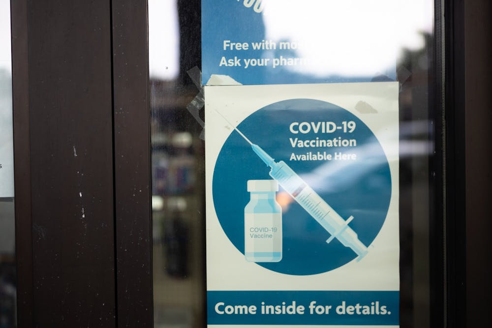 <p>The Tar Heel Town Pharmacy Covid-19 vaccination site, &nbsp;pictured on Monday, Aug. 15, 2022.</p>