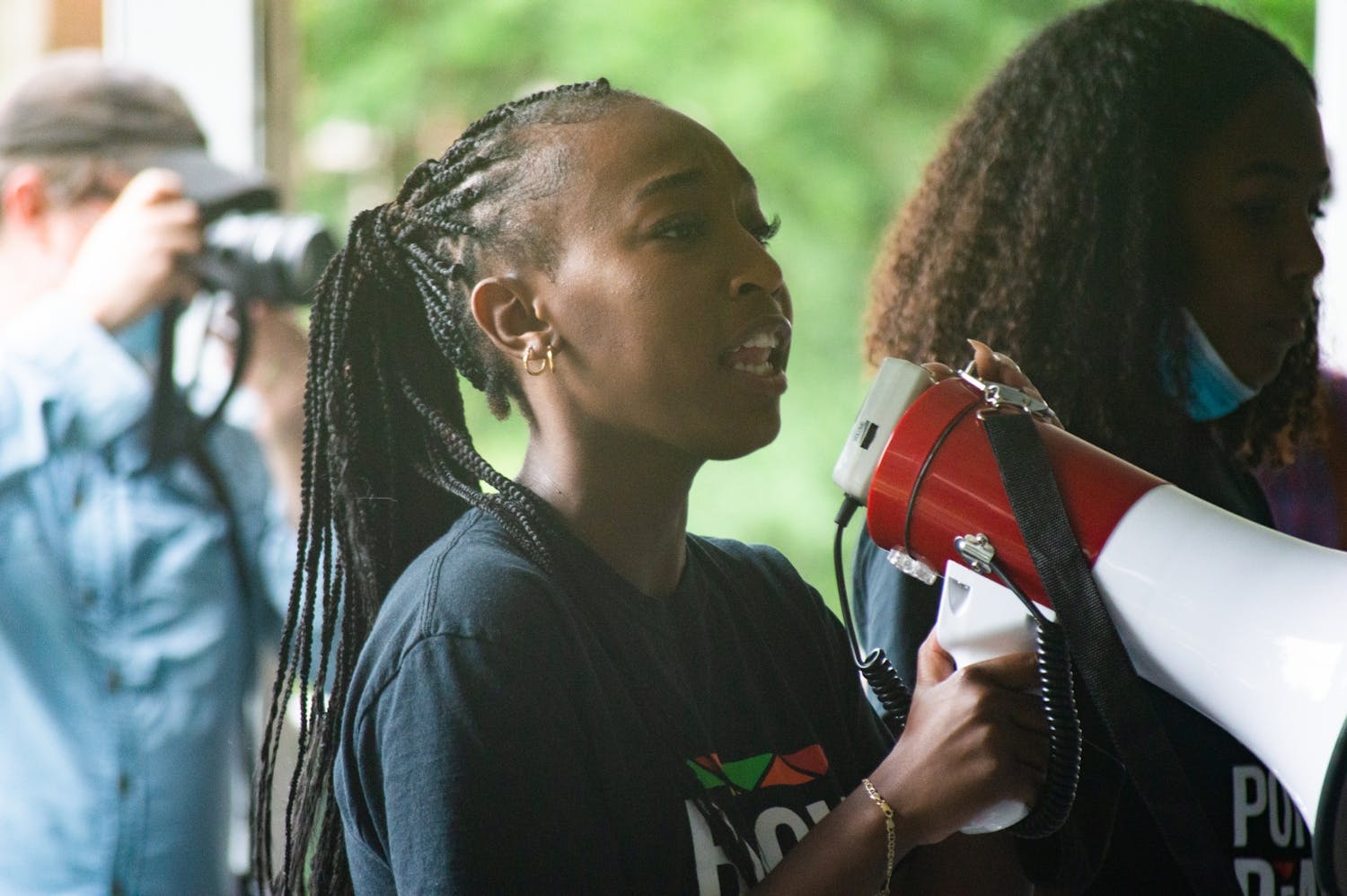 UNC Black Student Movement Demonstration in Support of Nikole Hannah-Jones