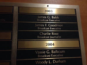 Charlie Rose was inducted into the N.C. Journalism Hall of Fame in 1999.