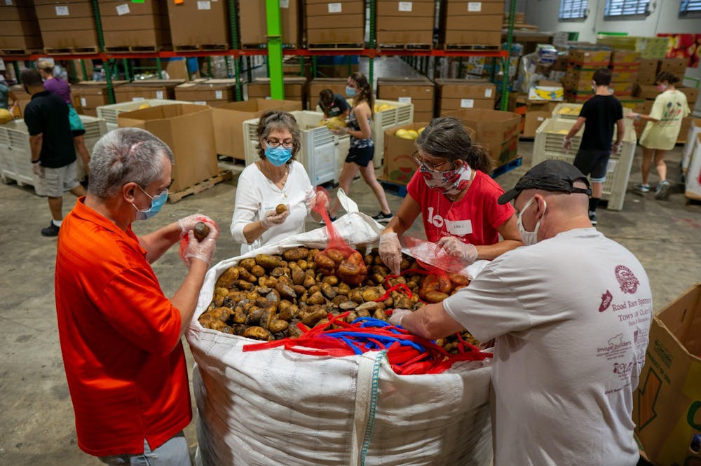 The Food Bank of Central and Eastern NC estimates over 750,000 people are facing hunger in its service area. One-third of them are children. Photo courtesy of Tom Simon