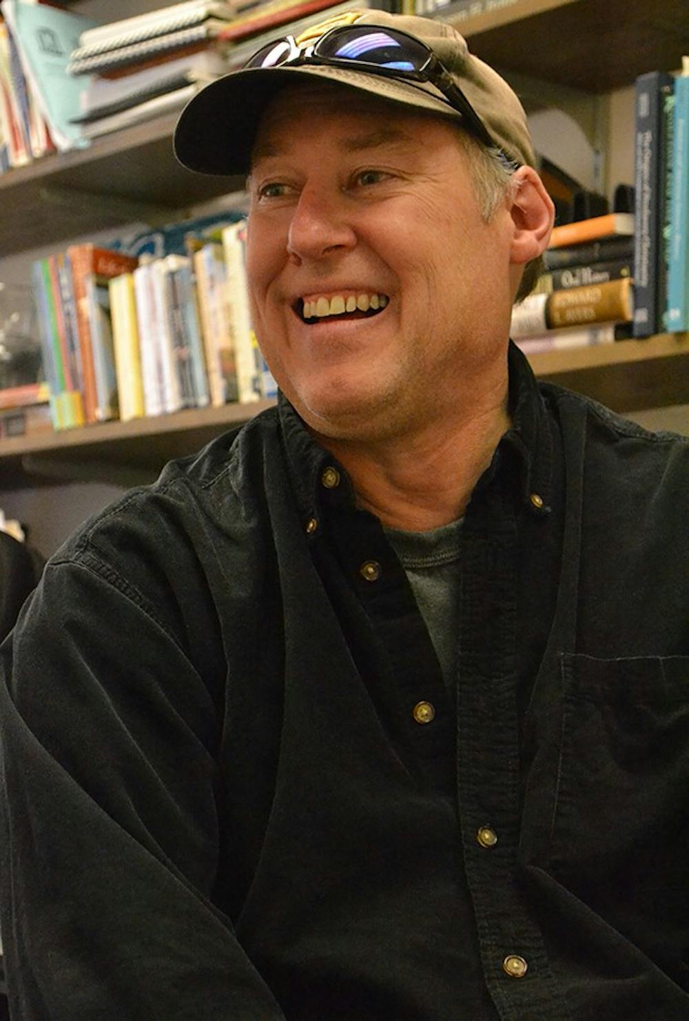 American Novelist, Stewart O'Nan, serves as the 2014 Distinguished Writer-in-Residence. Notable pieces include Snow Angels, Last Night at the Lobster, and Faithful: Two Diehard Boston Red Sox Fans Chronicle the Historic 2004 Season (with Stephen King). 