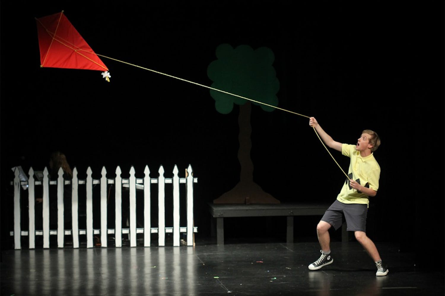Jonathan Scott plays Charlie Brown in Company Carolina's musical "You're a Good Man, Charlie Brown."