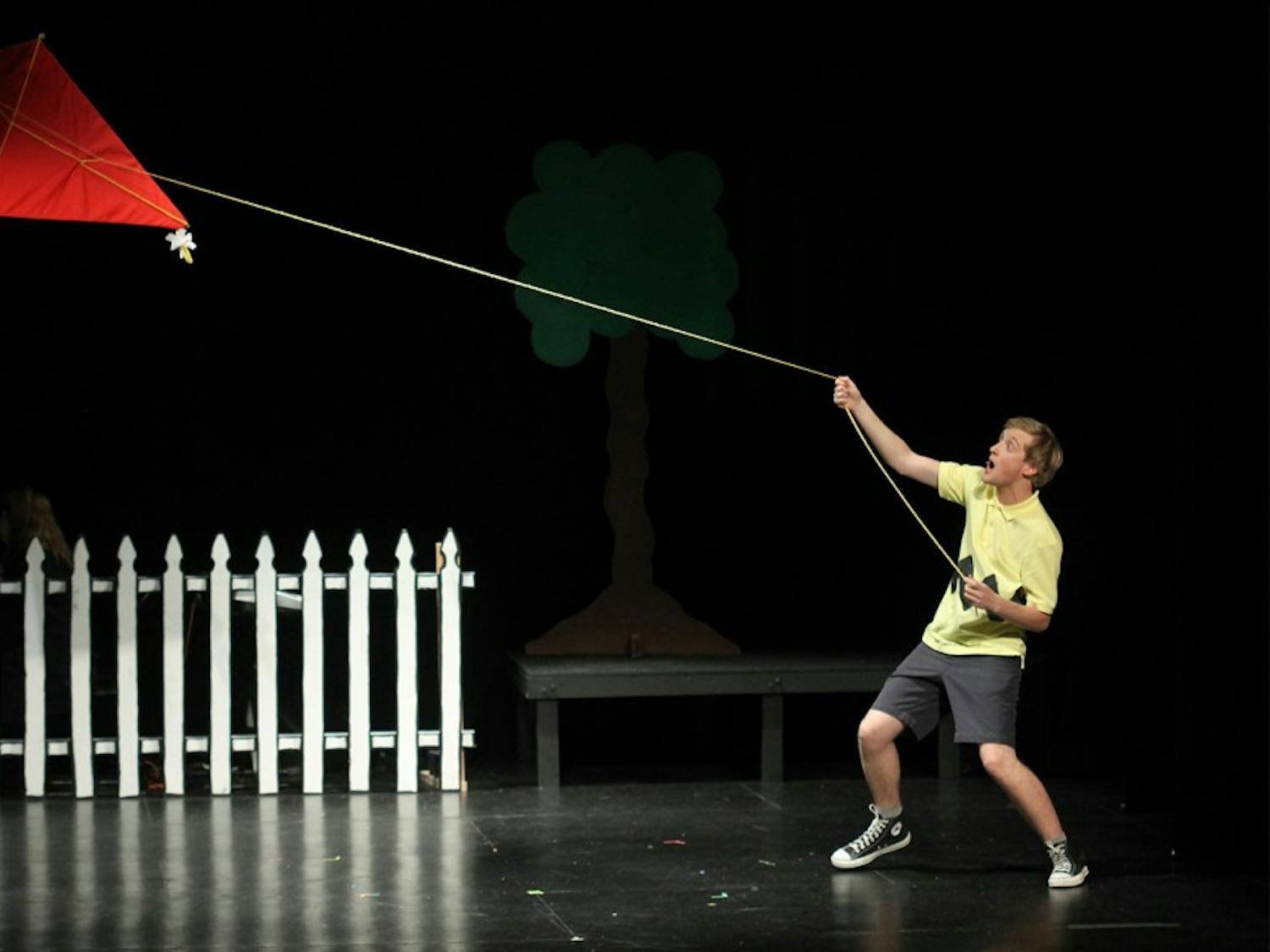 Jonathan Scott plays Charlie Brown in Company Carolina's musical "You're a Good Man, Charlie Brown."