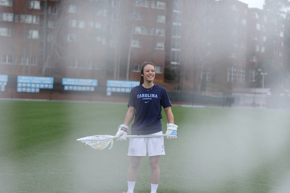 Senior Caylee Waters is the starting goalie for the women's lacrosse team. She played a significant role in leading the team to their second national championship in last year's season.