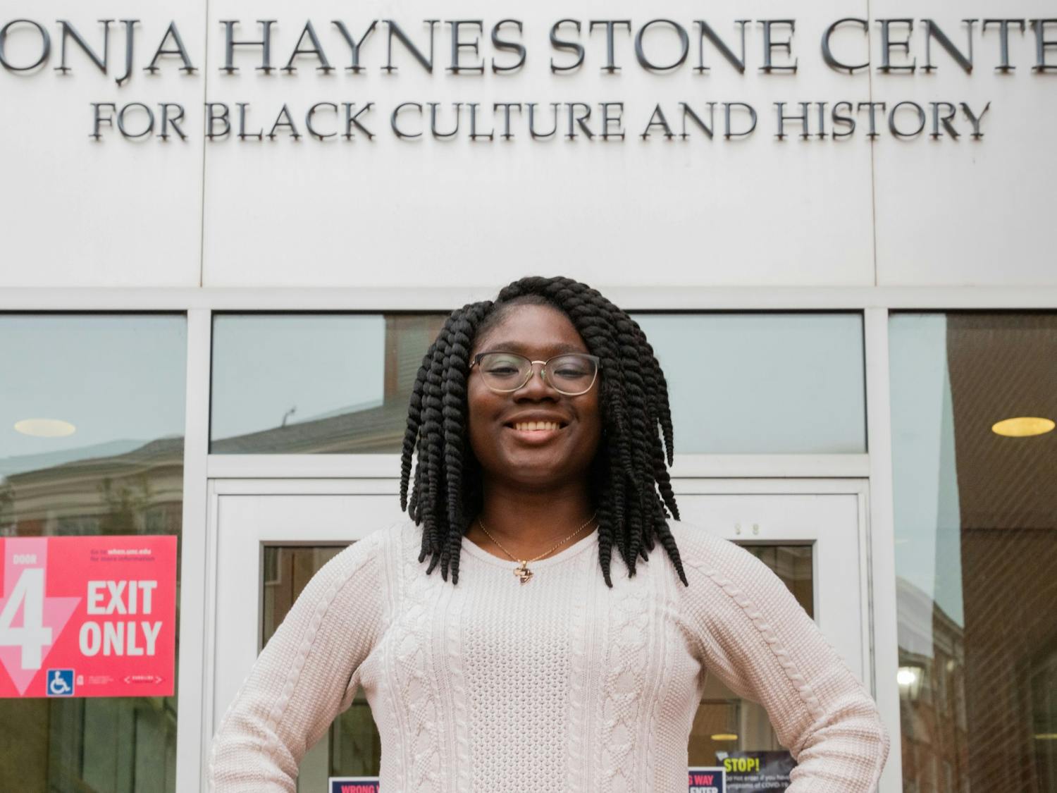 Senior African Studies and Political Science major Mina Yakubu is the president of OASIS. "It's been a community for me since the beginning of college," Yakubu said of the organization.