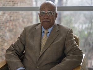 Howard Lee, the first Black mayor of Chapel Hill, is pictured in the mayor's office in Chapel Hill on Tuesday, Feb. 21, 2023.