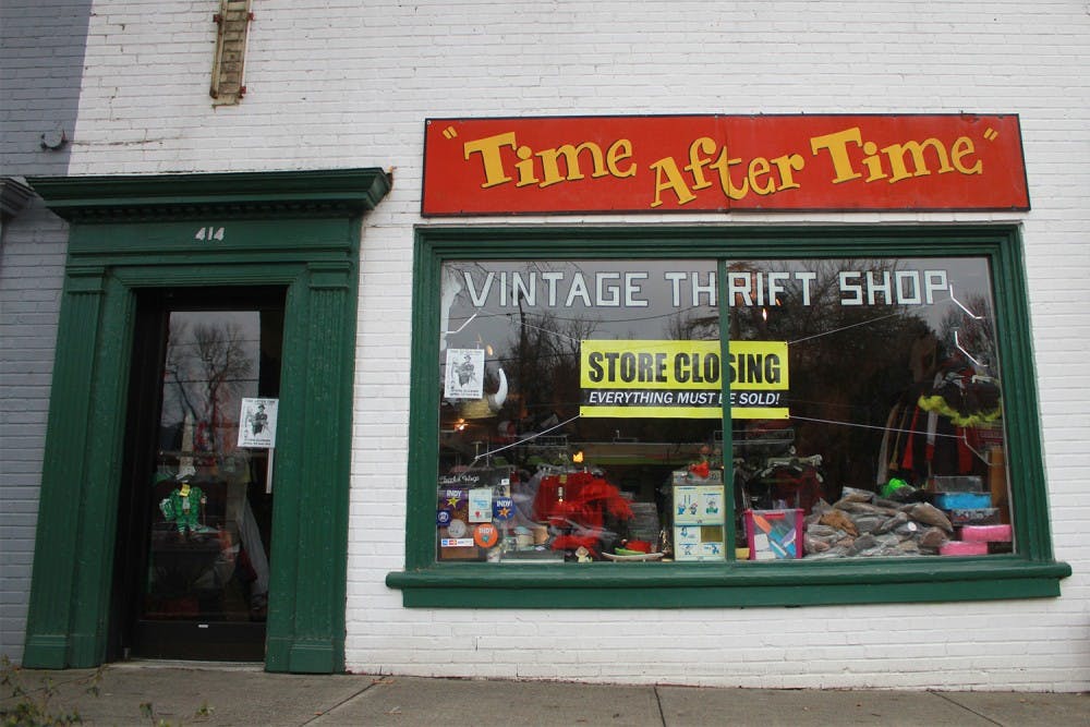 Vintage clothing store Time After Time is closing. Ann Jackson, co-owner, said the decision to close was made for personal, not business, reasons.