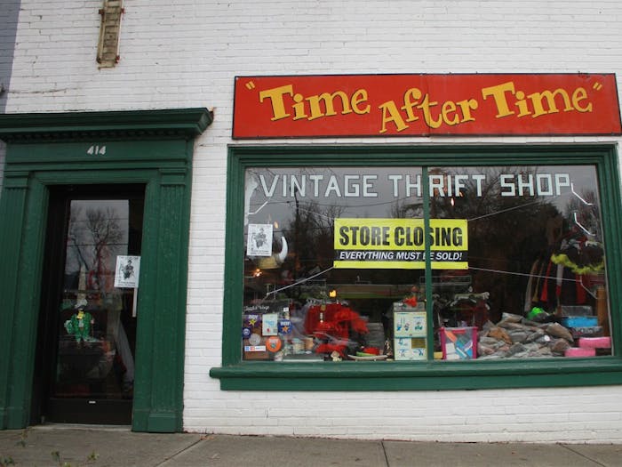 Vintage clothing store Time After Time is closing. Ann Jackson, co-owner, said the decision to close was made for personal, not business, reasons.
