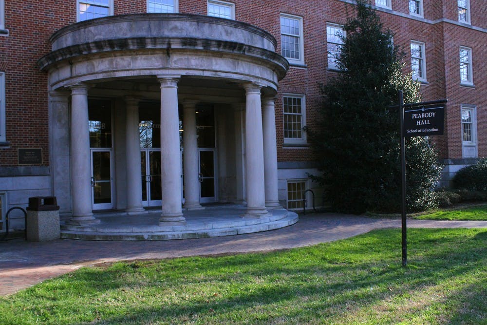 Peabody Hall houses UNC's School of Education, which is now collaborating with NC State to creating programs to license teachers.