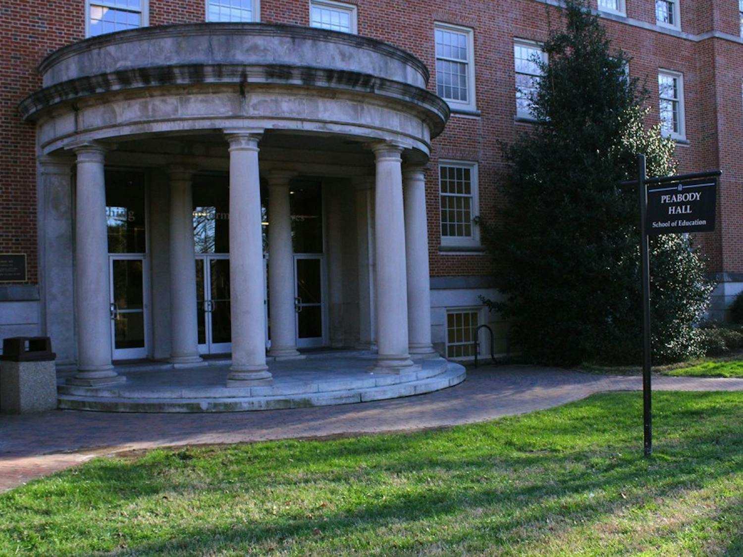 Peabody Hall houses UNC's School of Education, which is now collaborating with NC State to creating programs to license teachers.
