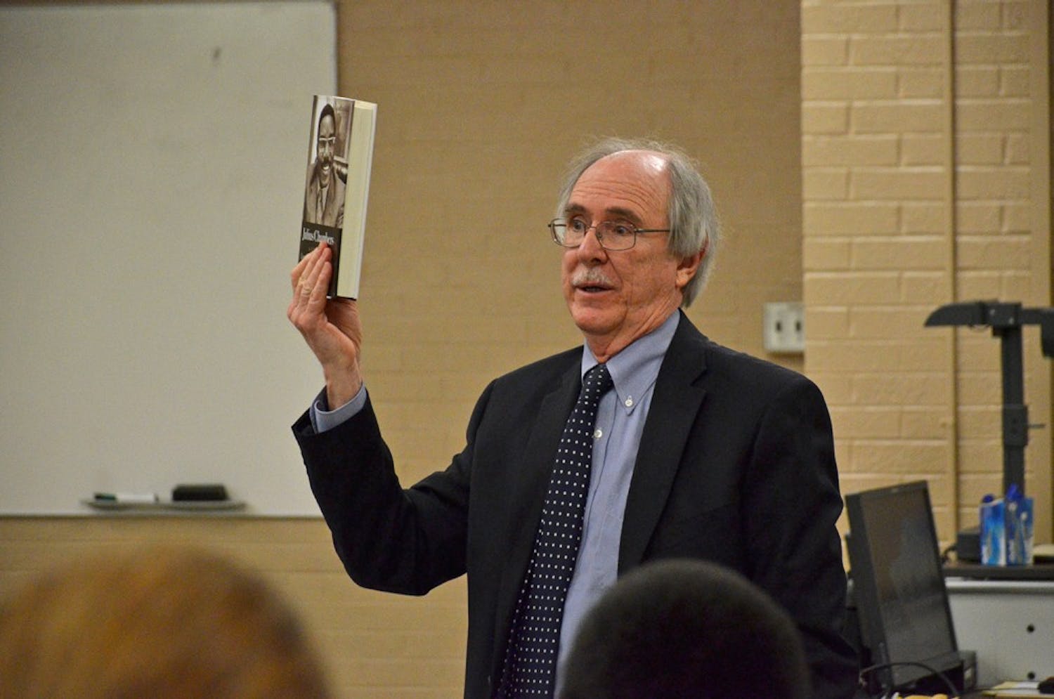 Previous UNC Law School dean John Charles Boger presents an analysis of Julius Chambers' book at a two part event on civil rights at the UNC Law School.