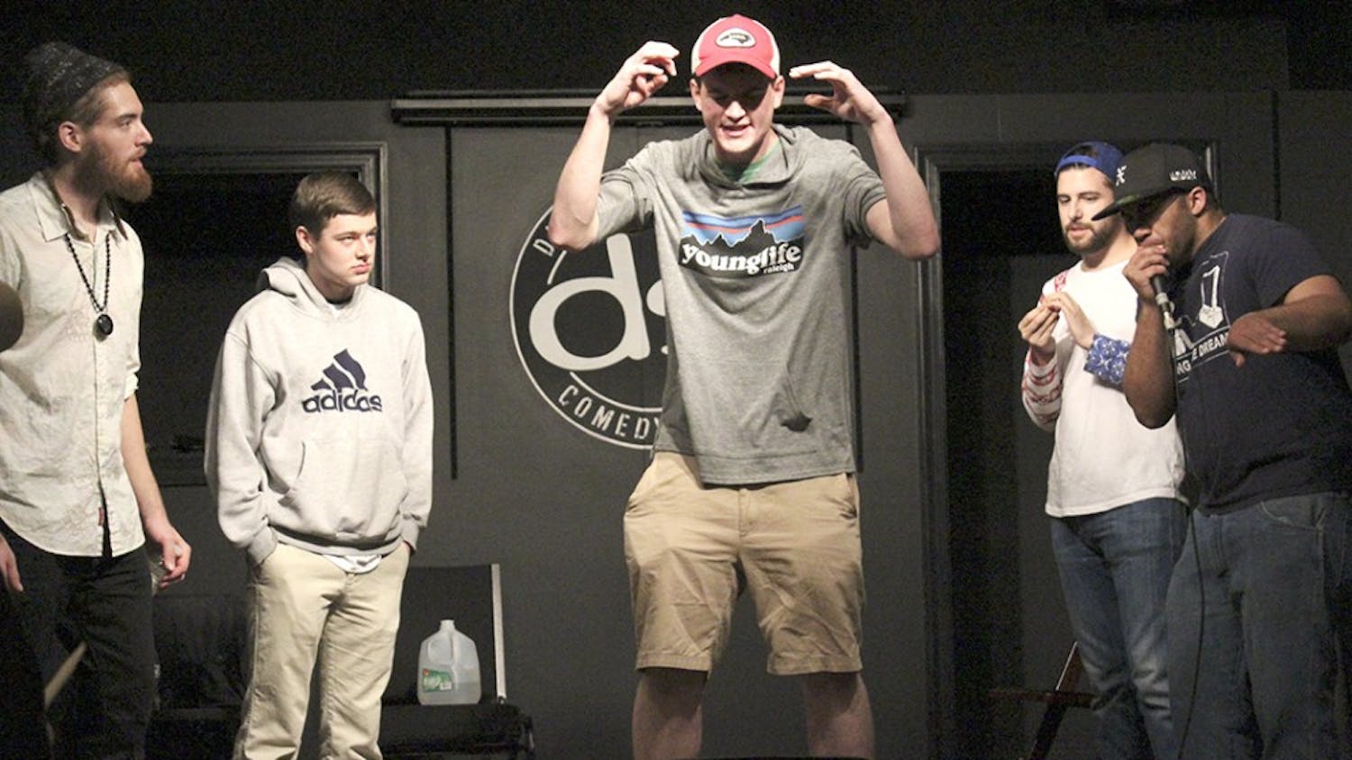 DSI Comedy Theatre hosts the UNC Cyphers as they take the stage and the microphone.