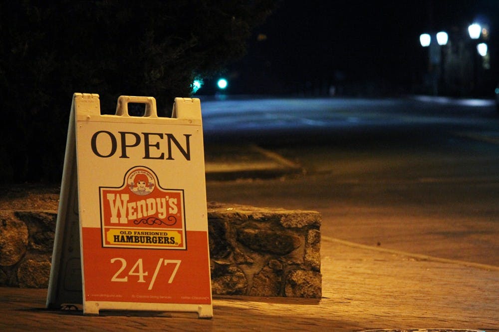 Wendy's in the Union requested to be able to close from 4-7am due to slow business during these hours, but the Union board suggested they wait to see if next semester picks up.